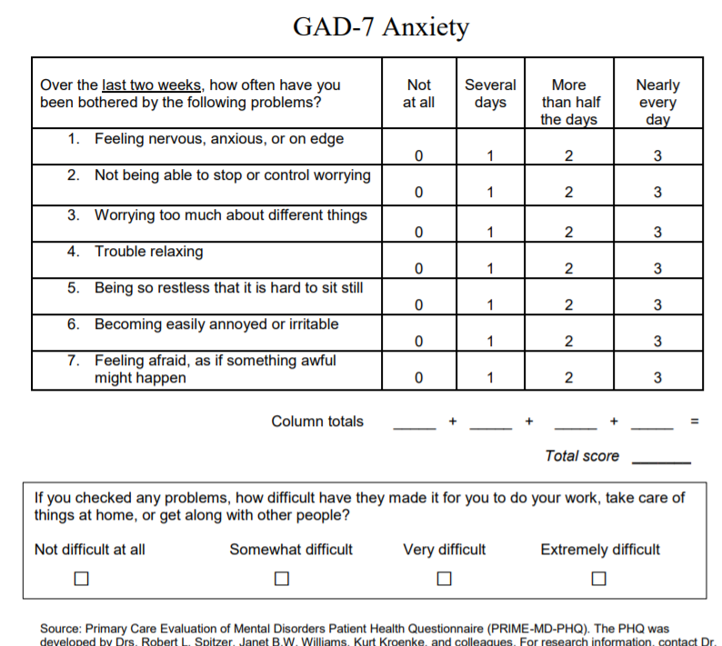 example of assessment in social work