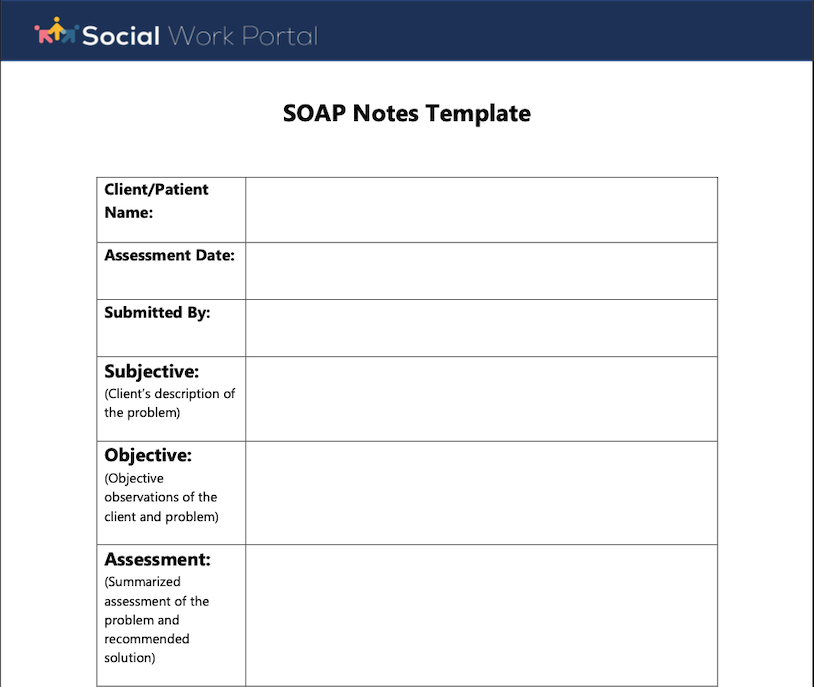 good soap note example