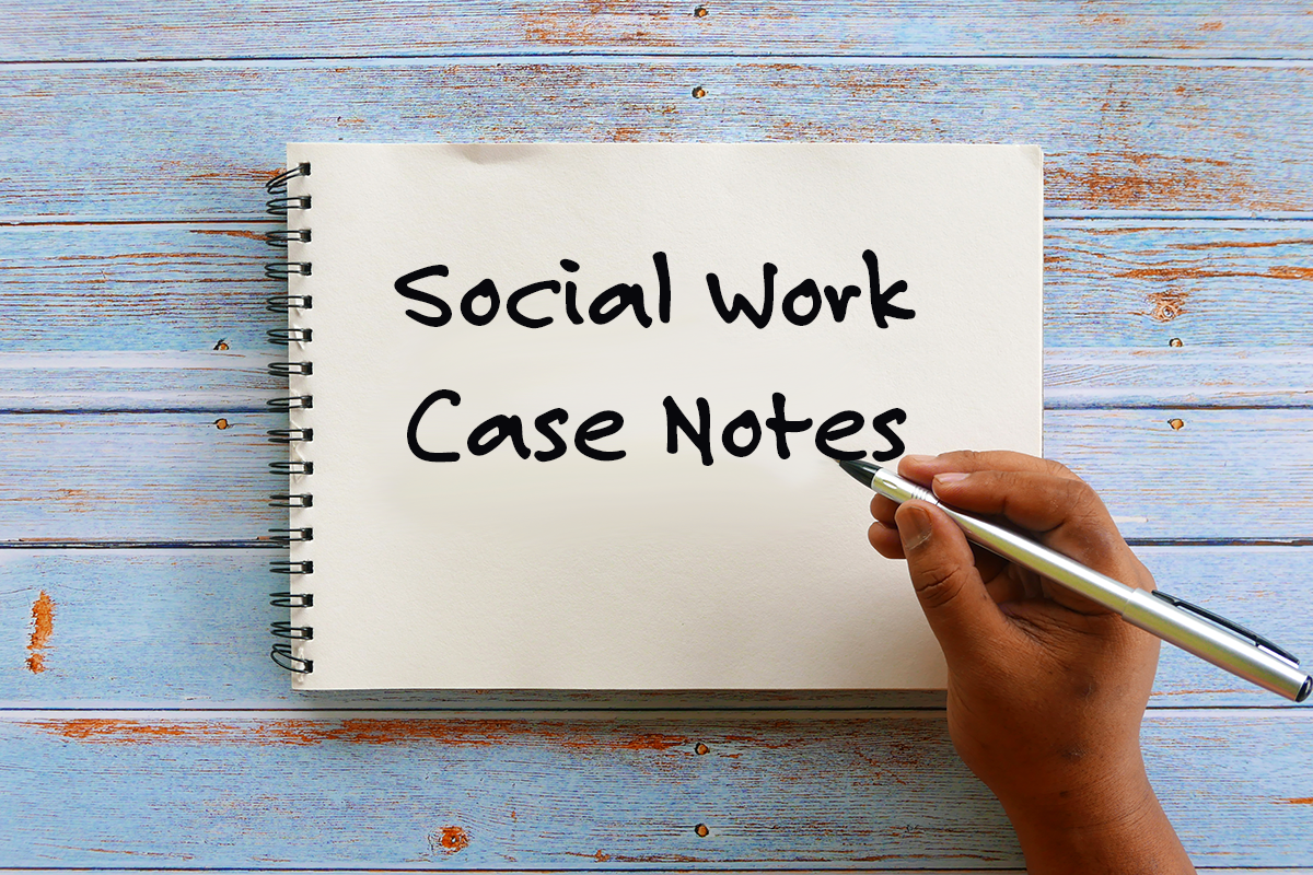 examples of case notes for social workers