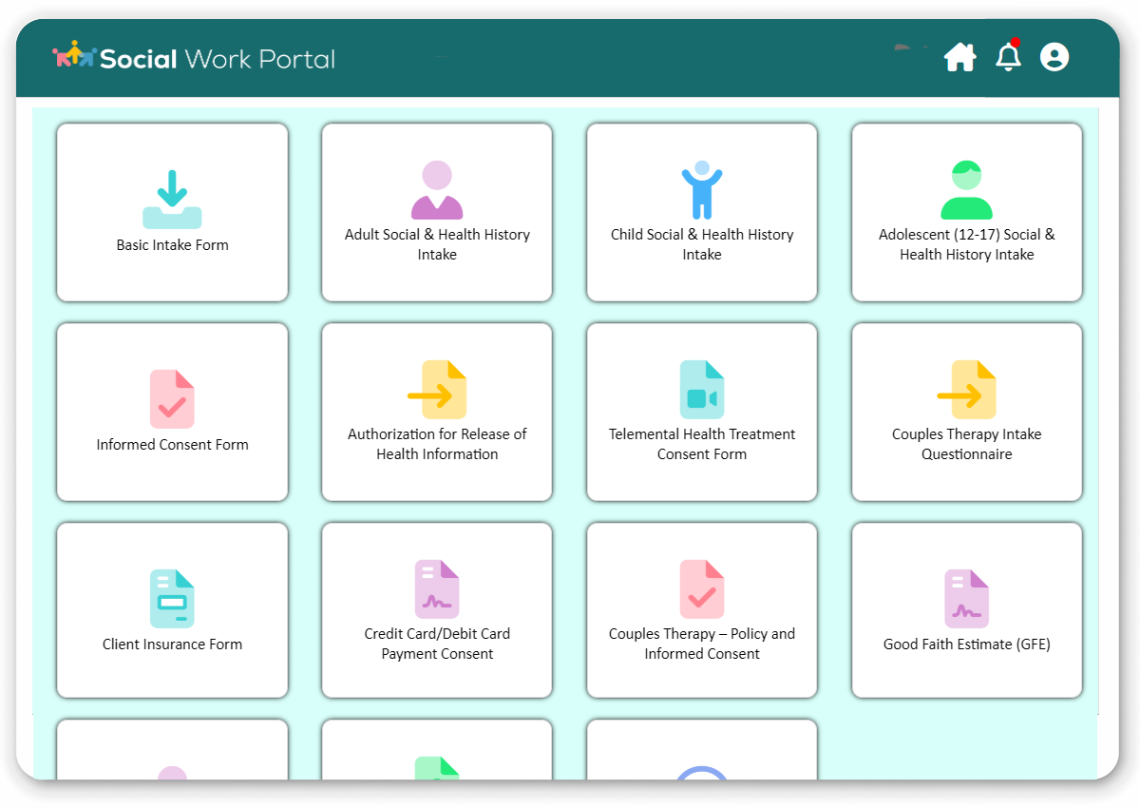 Mental Health Assessment Screening Tools, EHR, EMR Templates, Software