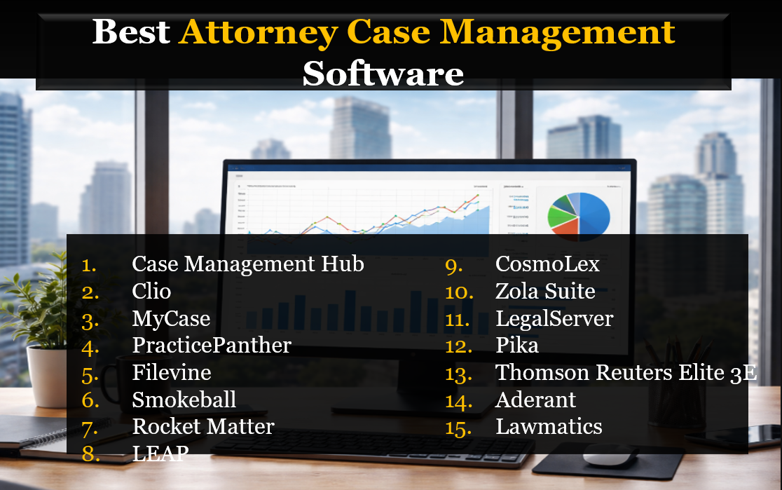 Top 15 Attorney Practice Case Management Software