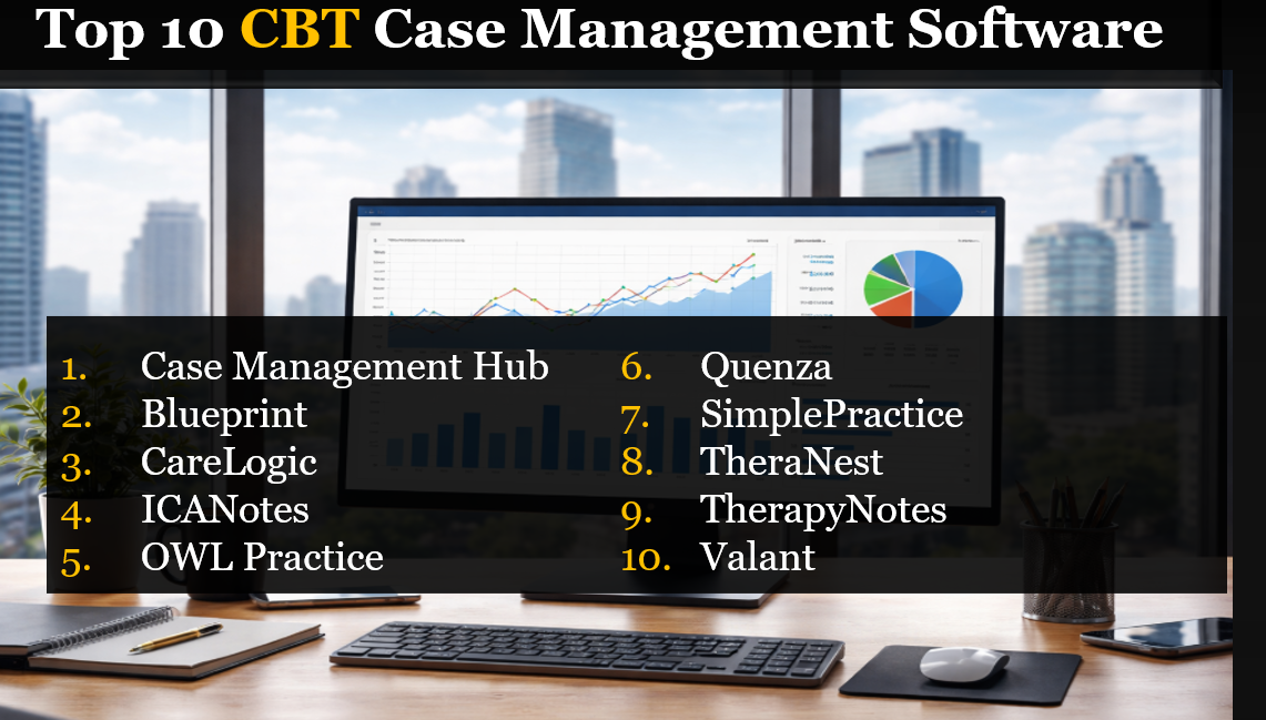 Best CBT Case Management Tools for Mental Health Professionals and Clinics