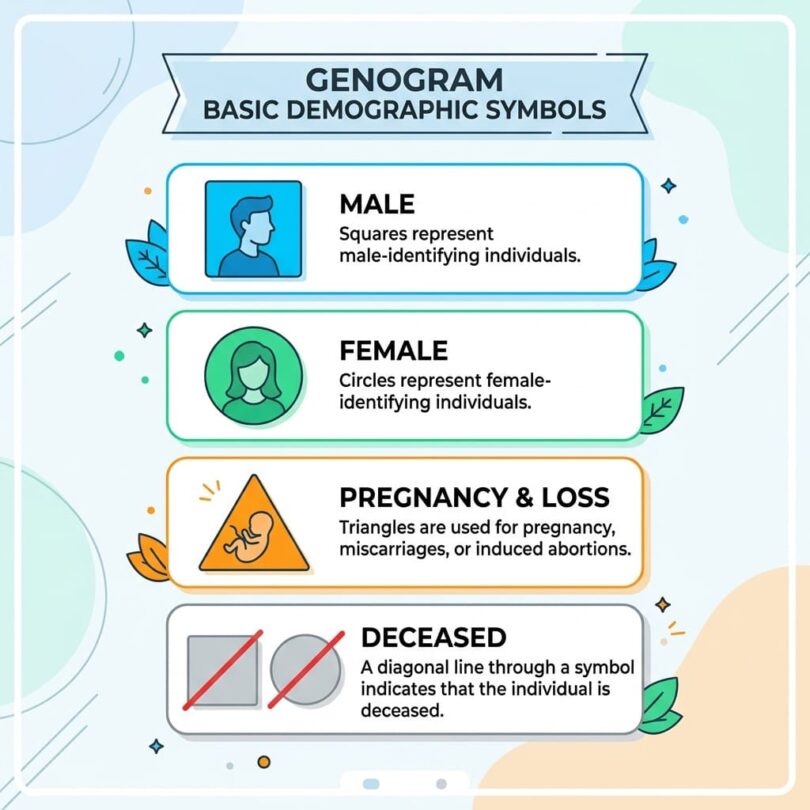 How to Create a Clinical Genogram: A Step-by-Step Genogram Tutorial ...