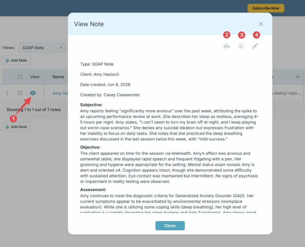How to make a SOAP note step 5