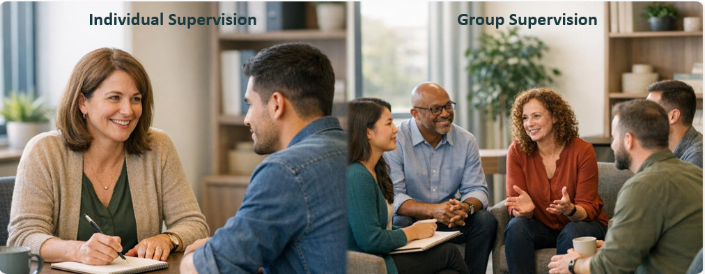 LCSW hours logging - individual vs group supervision
