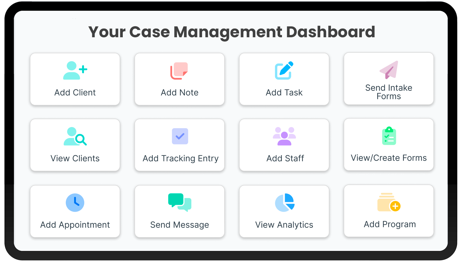 Case Management Software Dashboard