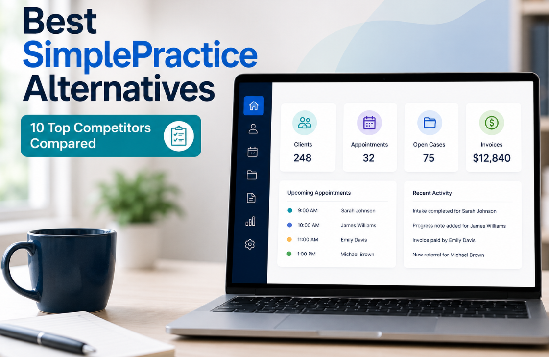 Best SimplePractice Alternatives Compared