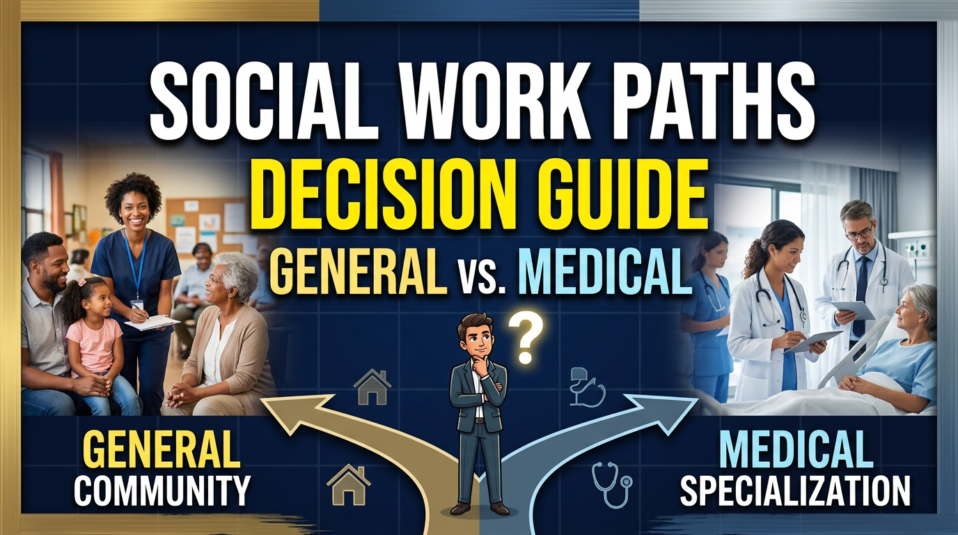 How to Decide Between a General Social Work Path and a Medical Specialization