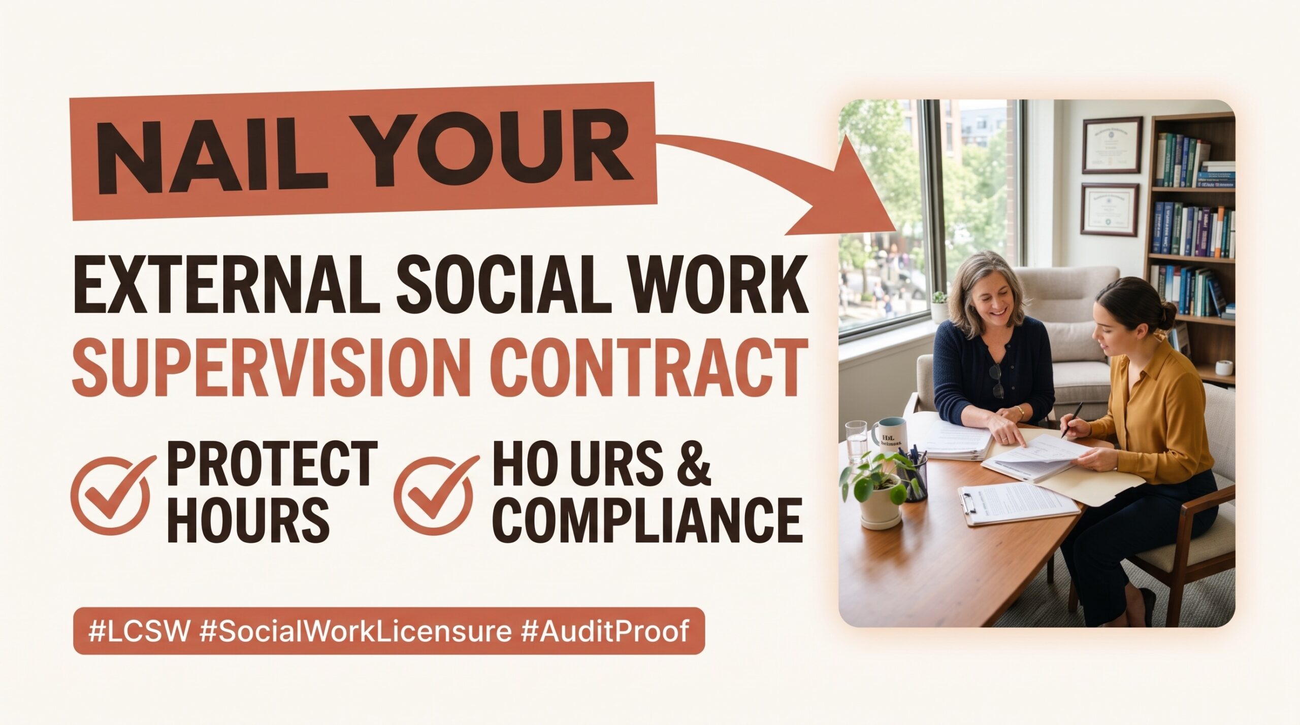 How to Nail Your External Social Work Supervision Contract